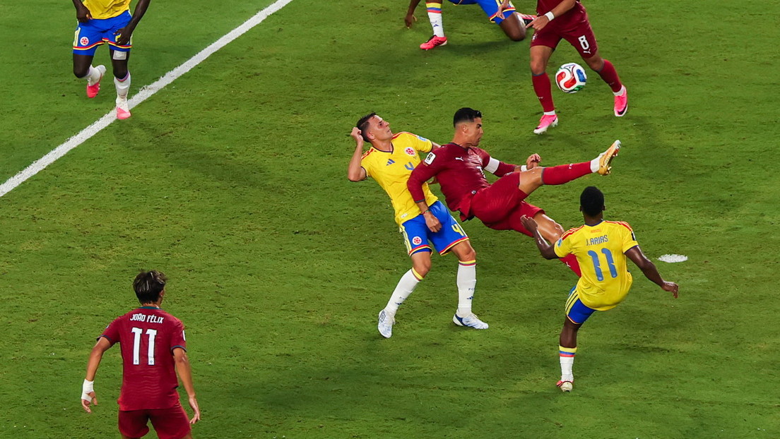 Colombia y Portugal empatan en un partido de infarto