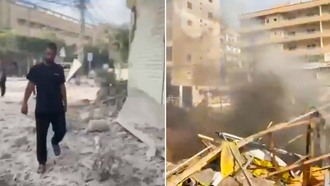 VIDEOS: Destrucción masiva en ciudad al sur del Líbano tras ataque aéreo israelí