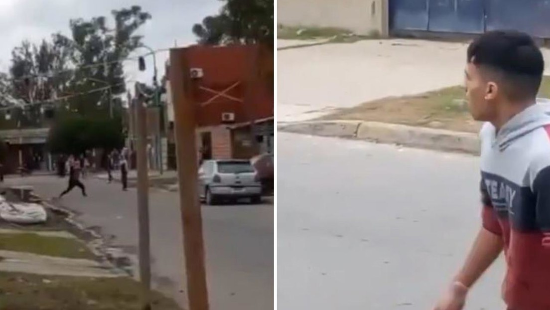 FUERTE VIDEO: Conflicto vecinal termina en un tiroteo e intenso operativo policial