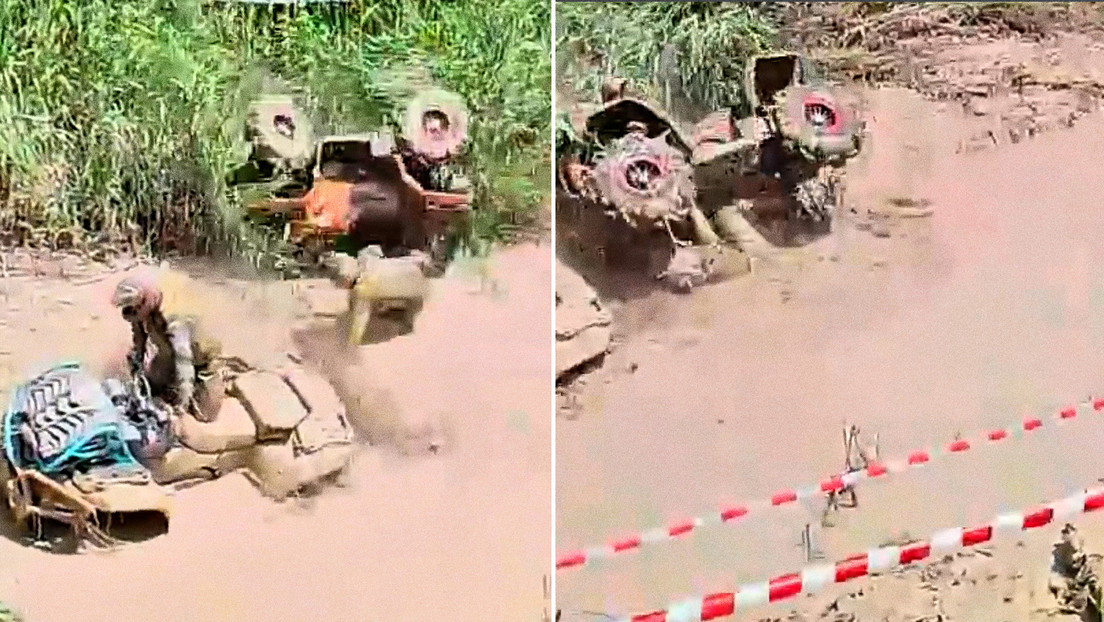 VIDEO: Dramático rescate de un piloto aplastado por una cuatrimoto en el lodo