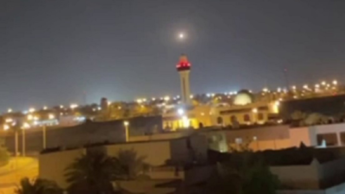 Captan supuesto lanzamiento de misiles estadounidenses contra Irán (VIDEO)
