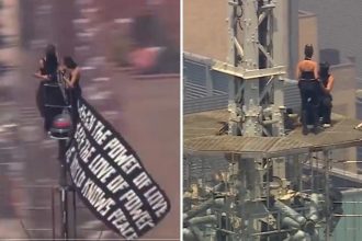 Propuesta de matrimonio extrema a más de 400 metros de altura en Nueva York (VIDEOS)