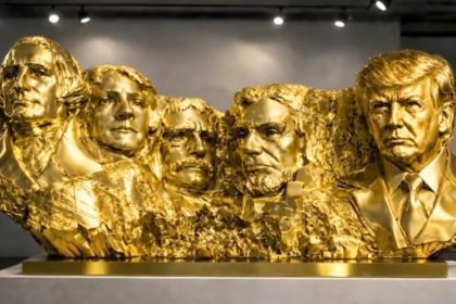 VIDEO: Trump 'se talla' en el Monte Rushmore