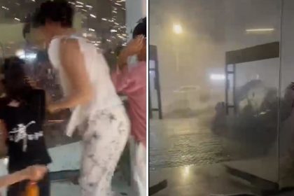 VIDEO: Momentos de pánico durante un potente tornado que azotó el centro de China