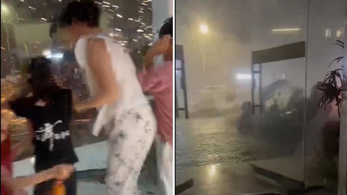 VIDEO: Momentos de pánico durante un potente tornado que azotó el centro de China