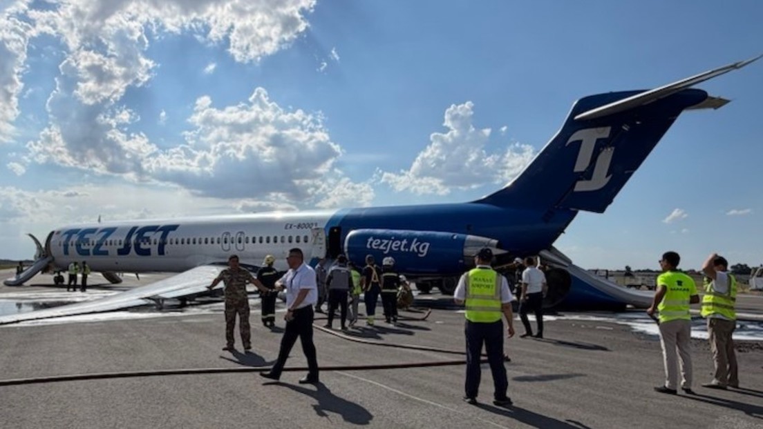 Aterrizaje forzoso y evacuación de emergencia tras falla de un avión durante el despegue (VIDEO)