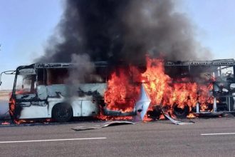 Un dron ucraniano ataca un autobús con civiles en Rusia
