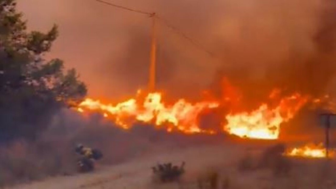 CHOCANTES IMÁGENES: Devastadores incendios arrasan el sur de España