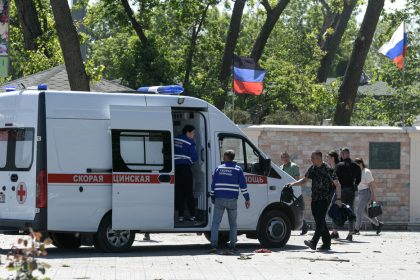 Ucrania ataca un autobús civil en Donbass dejando heridos
