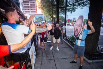 Atlanta se blinda antes de la semifinal entre Argentina e Inglaterra