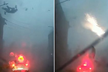 ATERRADOR VIDEO: devastación que deja huracán en una ciudad rusa