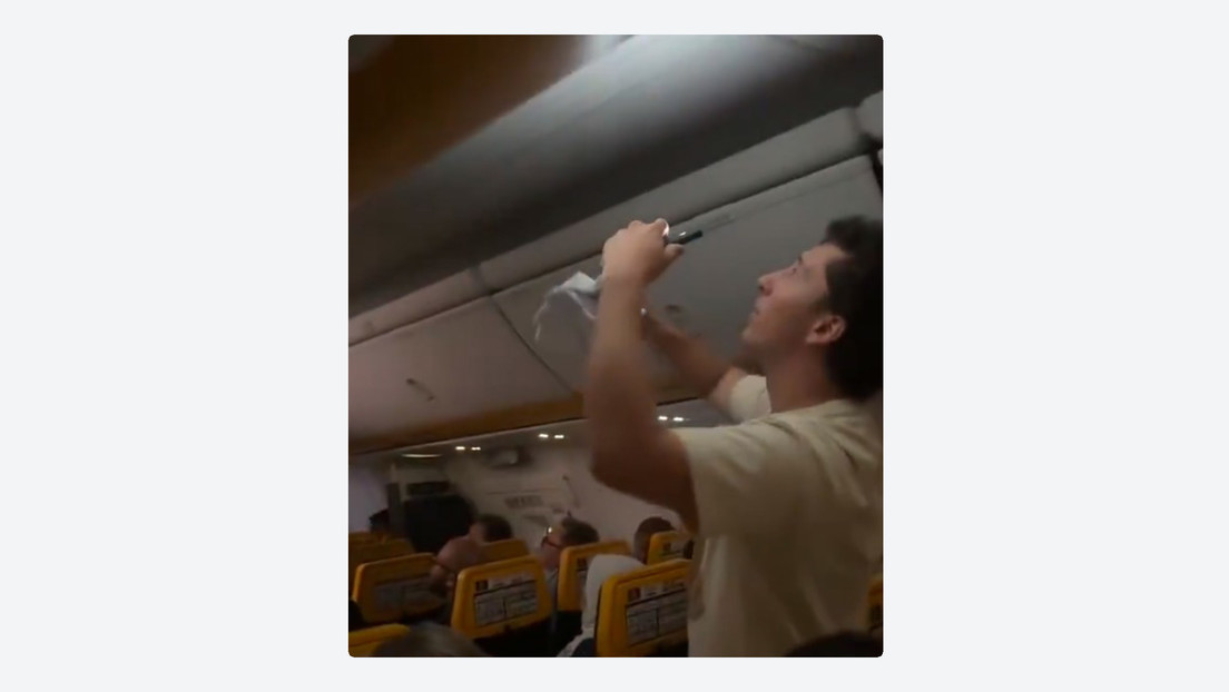 Inusual invasión retrasa vuelo de avión de pasajeros (VIDEO)