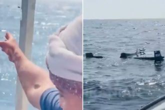 VIDEO: Dron estadounidense es remolcado por pescadores iraníes desde el estrecho de Ormuz