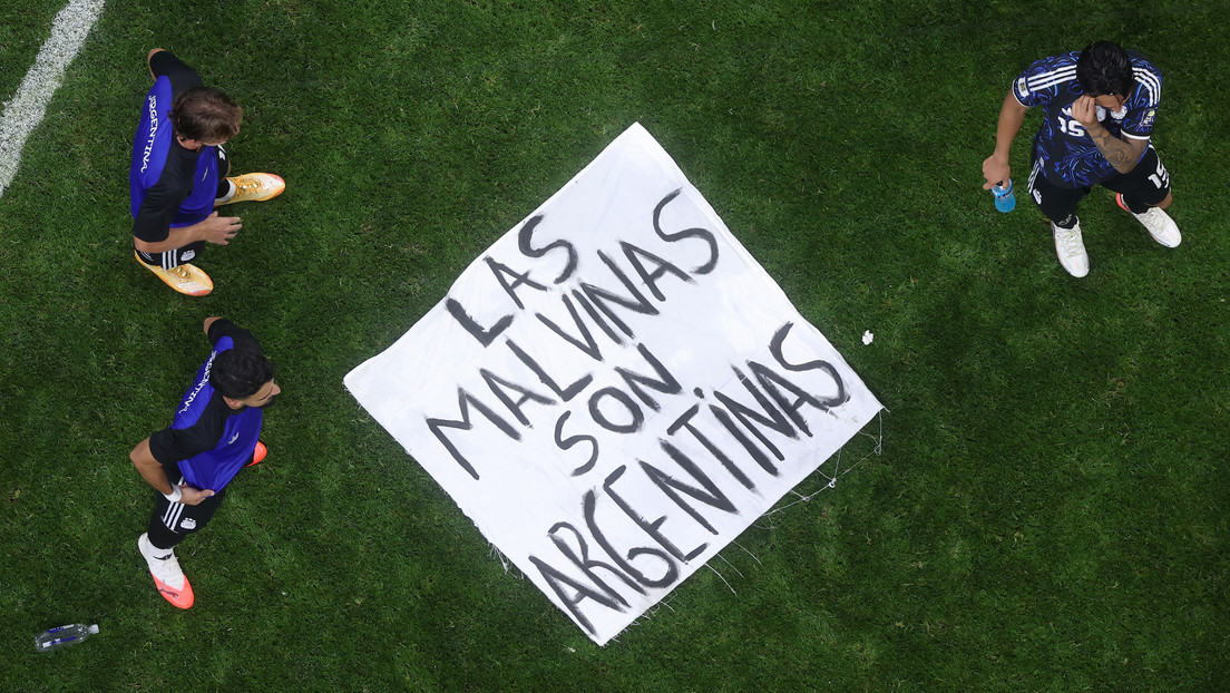 La Casa Blanca se pronuncia sobre la polémica por la pancarta de las Malvinas