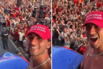 "Haz a España grande otra vez": El eufórico y viral festejo de Ferran Torres con un guiño a Trump (VIDEO)