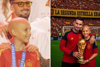 La niña que conmovió al fútbol: María Caamaño, homenajeada por la selección española tras ganar el Mundial