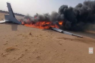 VIDEO DEL MOMENTO en el que los hutíes derriban un dron saudí