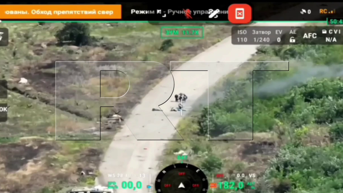 VIDEO: Drones ucranianos atacan a civiles durante la evacuación de una ciudad clave liberada