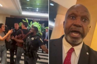 "¡Bibi, no puedes esconderte!": Manifestantes irrumpen en hotel de EE.UU. donde cenaba Netanyahu