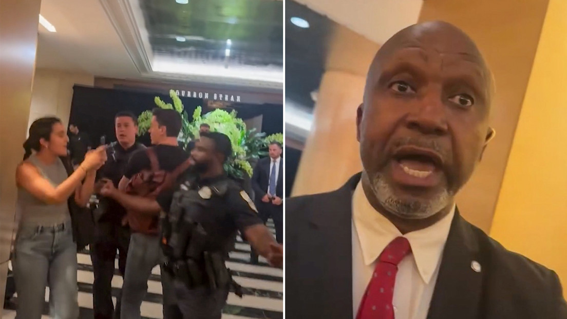 "¡Bibi, no puedes esconderte!": Manifestantes irrumpen en hotel de EE.UU. donde cenaba Netanyahu