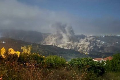 Israel detona gran cantidad de explosivos para destruir un túnel al sur del Líbano (VIDEO)
