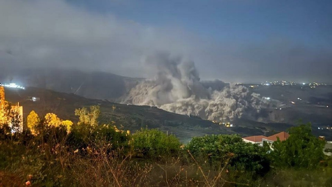 Israel detona gran cantidad de explosivos para destruir un túnel al sur del Líbano (VIDEO)