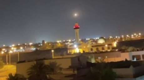 Captan supuesto lanzamiento de misiles estadounidenses contra Irán (VIDEO)