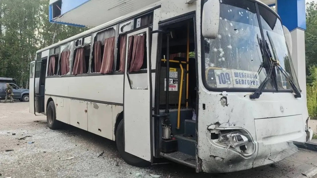 Kiev ataca un autobús civil ruso dejando al menos 19 heridos
