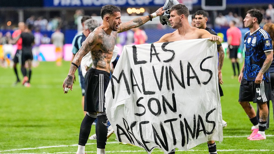 Pancarta de las Malvinas pone en riesgo a Argentina de cara a la final del Mundial