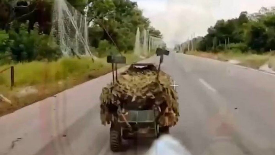 VIDEO: Drones rusos aniquilan transporte militar ucraniano