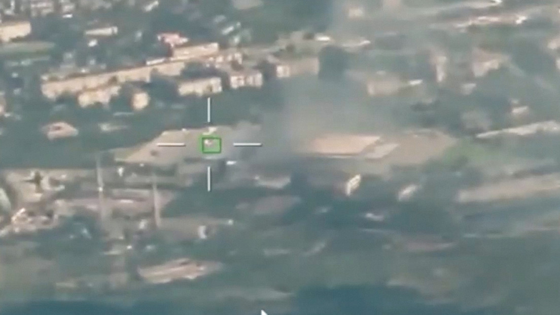 VIDEO: Ejército ruso aniquila un centro logístico de las fuerzas ucranianas