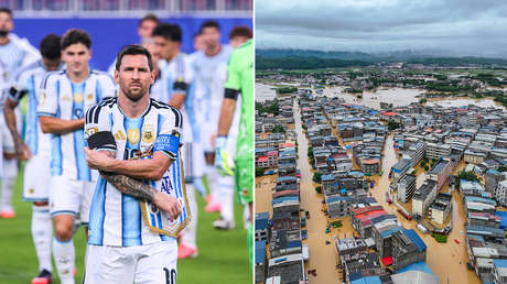 La mano de la selección de Argentina a las víctimas de las inundaciones en China