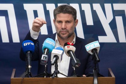 Ministro israelí: "No existe un pueblo palestino y nunca hubo tal cosa"