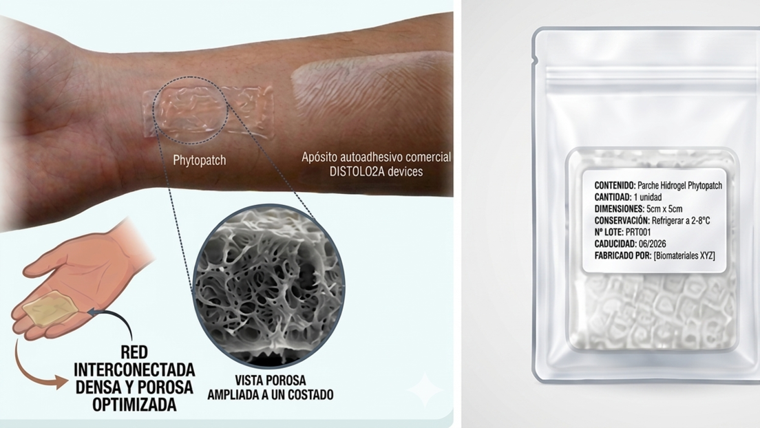 Un parche en 3D para heridas crónicas: la "alternativa potencialmente accesible" que avanza en Perú